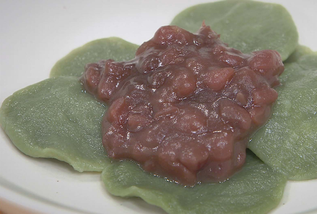 宮城県 青汁入りはっとの和スイーツ 発案者：野菜ソムリエ　かわしまようこ
